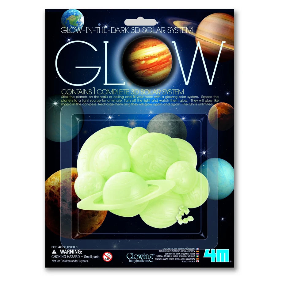 4M Glow 3D Solar System Set