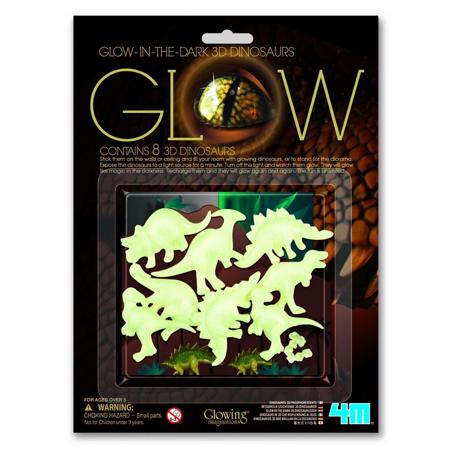 4M Glow 3D Dinosaur Set