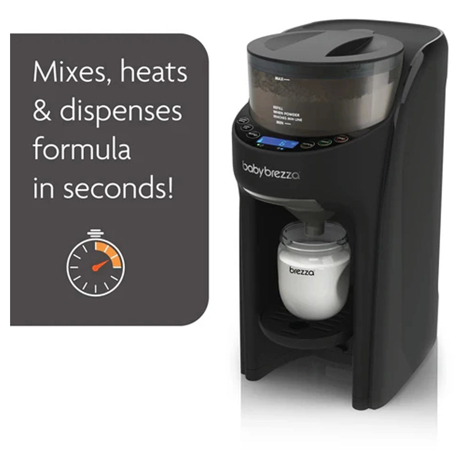 Baby Brezza Formula Pro Advanced Wifi & Bottle Washer Pro (Black Edition)