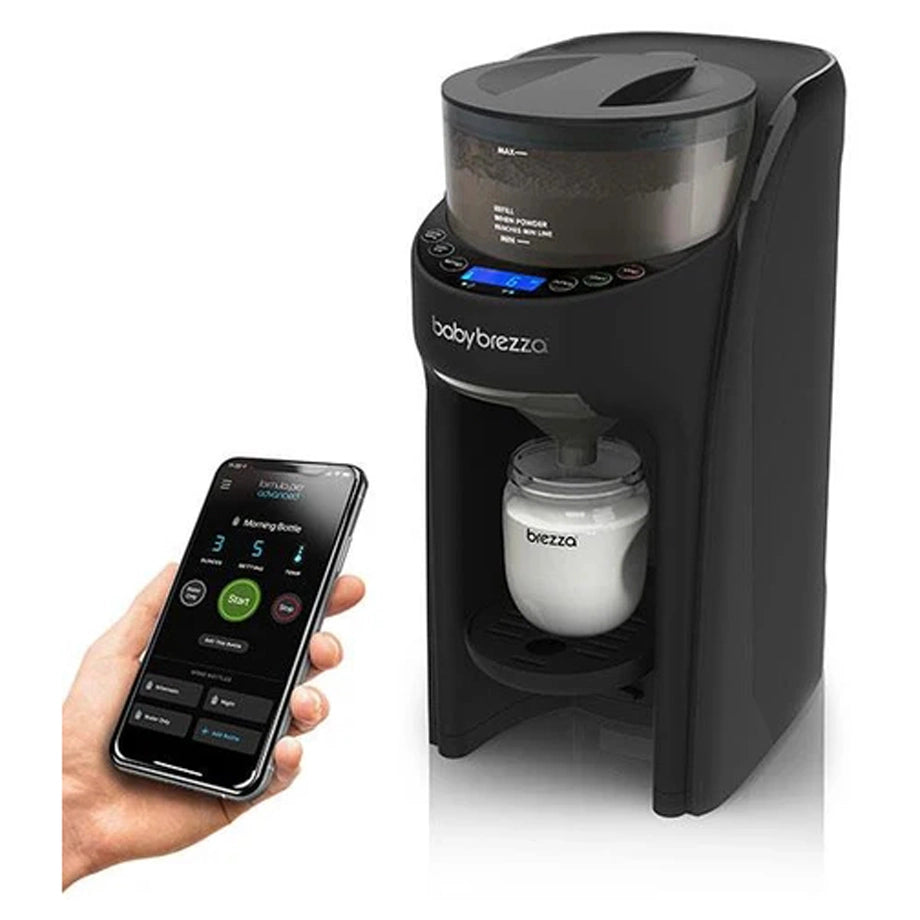 Baby Brezza Formula Pro Advanced Wifi & Bottle Washer Pro (Black Edition)