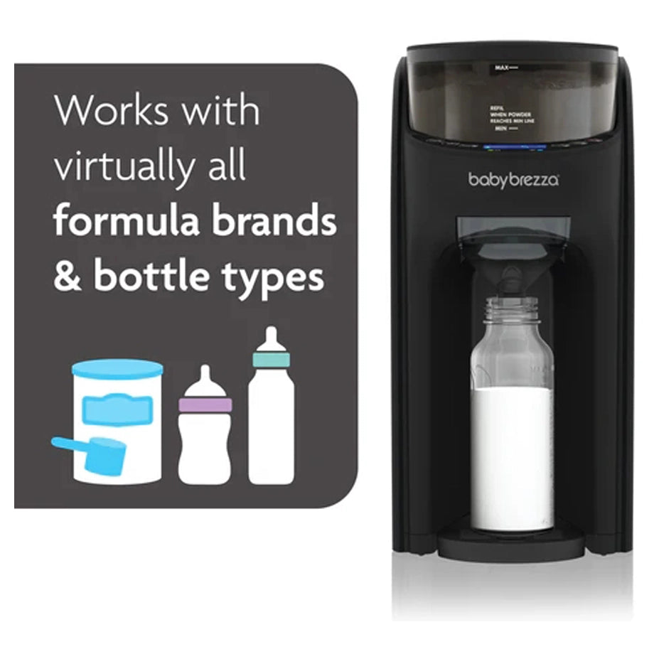 Baby Brezza Formula Pro Advanced Wifi & Bottle Washer Pro (Black Edition)