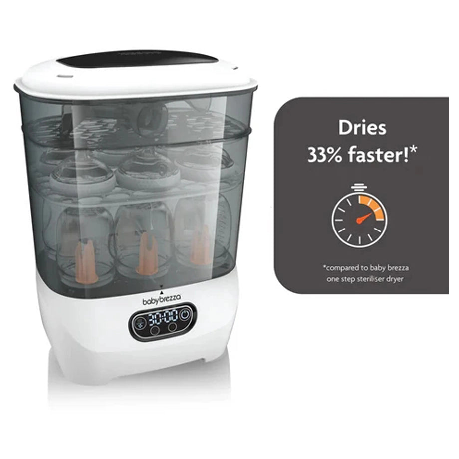 Baby Brezza Steriliser Dryer Advanced + Safe & Smart Bottle Warmer