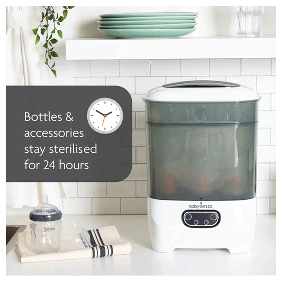 Baby Brezza Steriliser Dryer Advanced + Safe & Smart Bottle Warmer