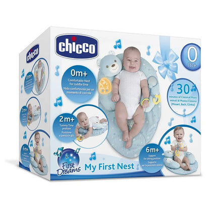 Chicco First Dreams My First Baby Nest With Music and Light (Blue)