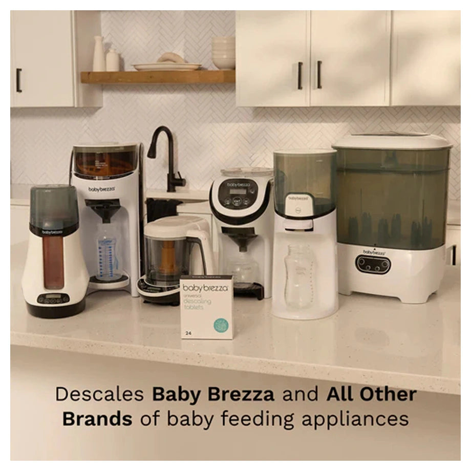 Baby Brezza One Step™ Baby Bottle Sterilizer and Dryer Advanced + Universal Descaler 24 Tablets