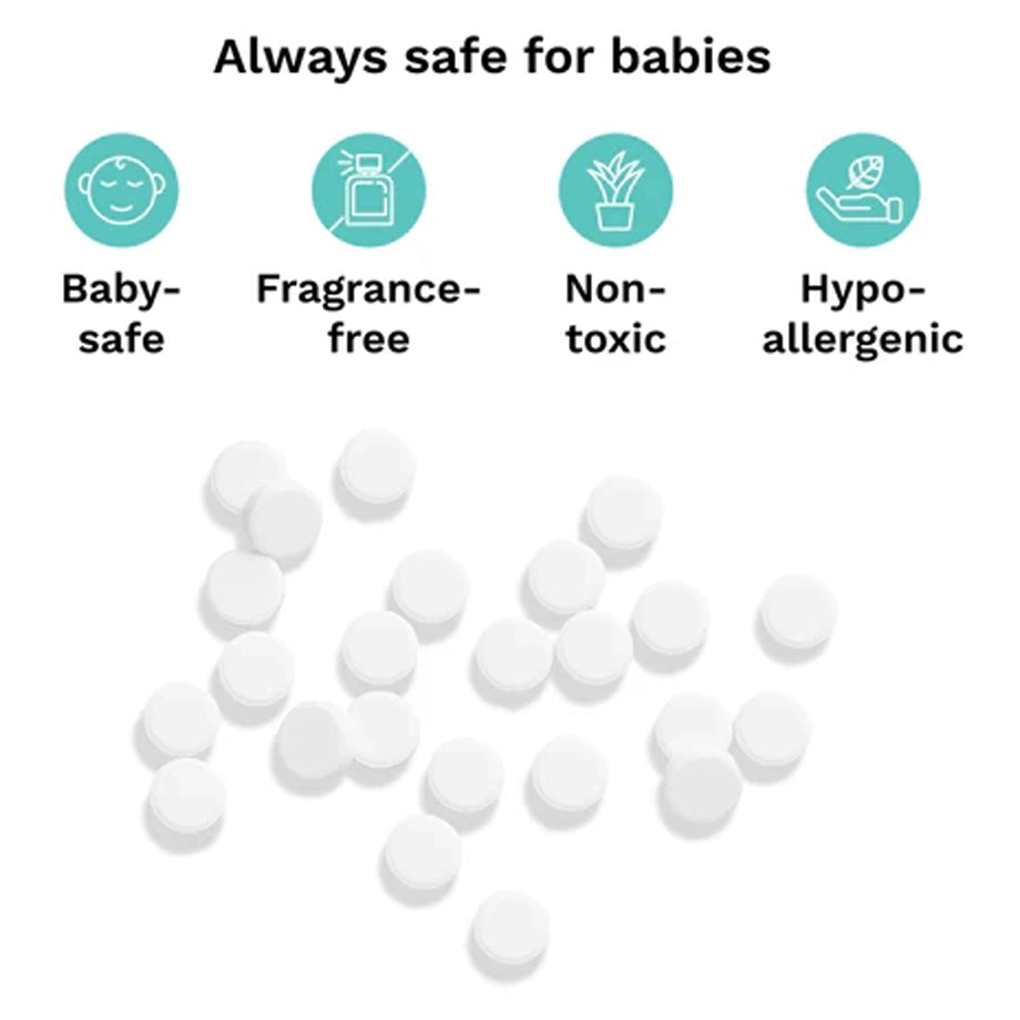 Baby Brezza One Step™ Baby Bottle Sterilizer and Dryer Advanced + Universal Descaler 24 Tablets