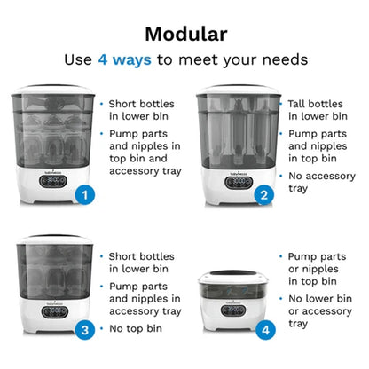 Baby Brezza One Step™ Baby Bottle Sterilizer and Dryer Advanced + Universal Descaler 24 Tablets