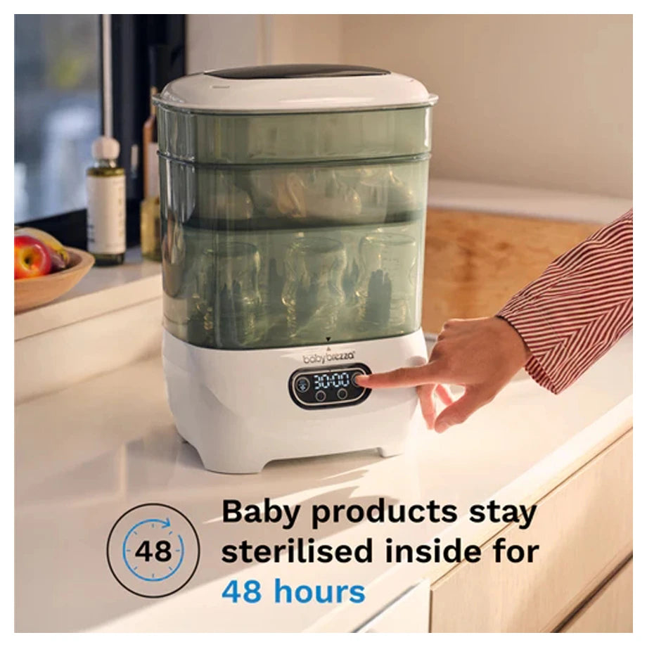 Baby Brezza One Step™ Baby Bottle Sterilizer and Dryer Advanced + Universal Descaler 24 Tablets