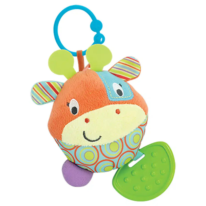 Winfun Round Patch The Giraffe Teether Rattle