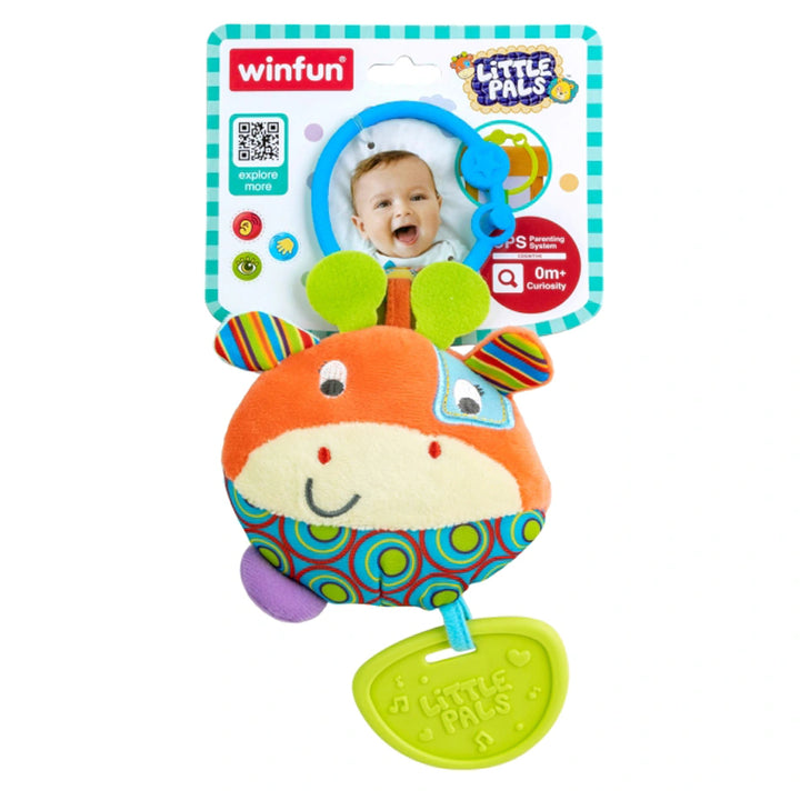 Winfun Round Patch The Giraffe Teether Rattle