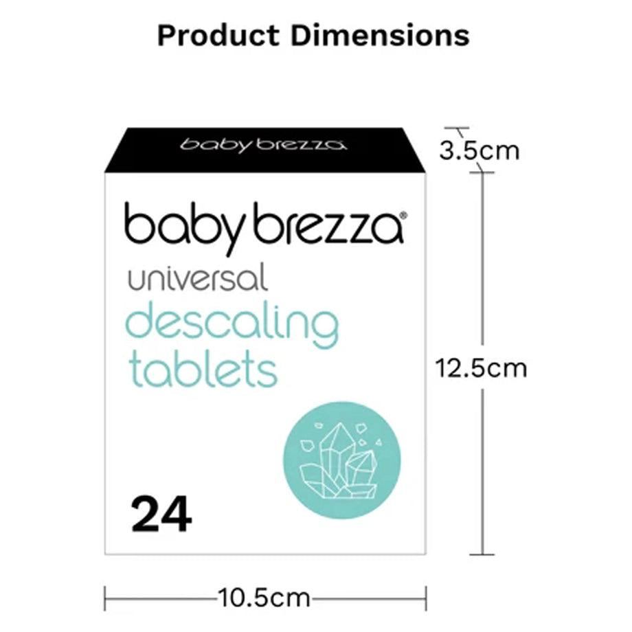 Baby Brezza One Step™ Baby Bottle Sterilizer and Dryer Advanced (Black) + Universal Descaler 24 Tablets