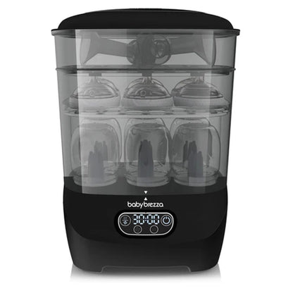Baby Brezza One Step™ Baby Bottle Sterilizer and Dryer Advanced (Black) + Universal Descaler 24 Tablets