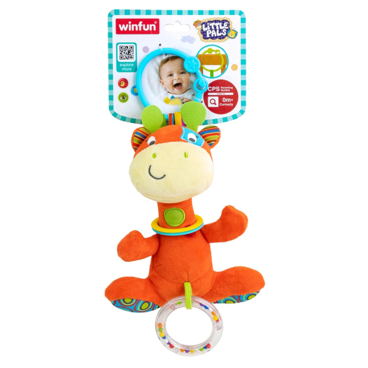 Winfun Patch The Giraffe Rattle With Rings