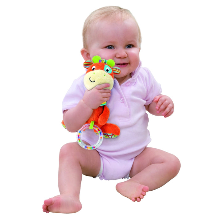 Winfun Patch The Giraffe Rattle With Rings