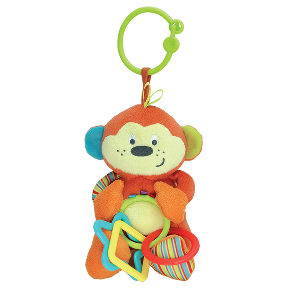 Winfun Cheeky Chimp Rattle With Rings