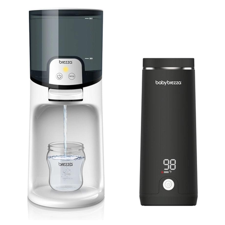 Baby Brezza Superfast Portable Bottle Warmer + Instant Water Warmer For Baby Bottles