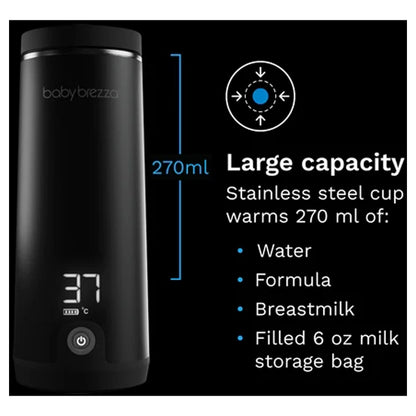 Baby Brezza Superfast Portable Bottle Warmer + Instant Water Warmer For Baby Bottles