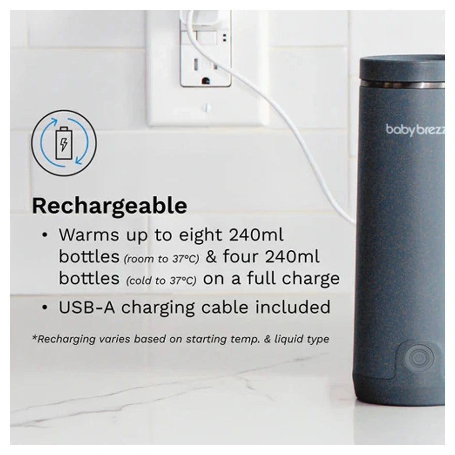 Baby Brezza Superfast Portable Bottle Warmer + Instant Water Warmer For Baby Bottles
