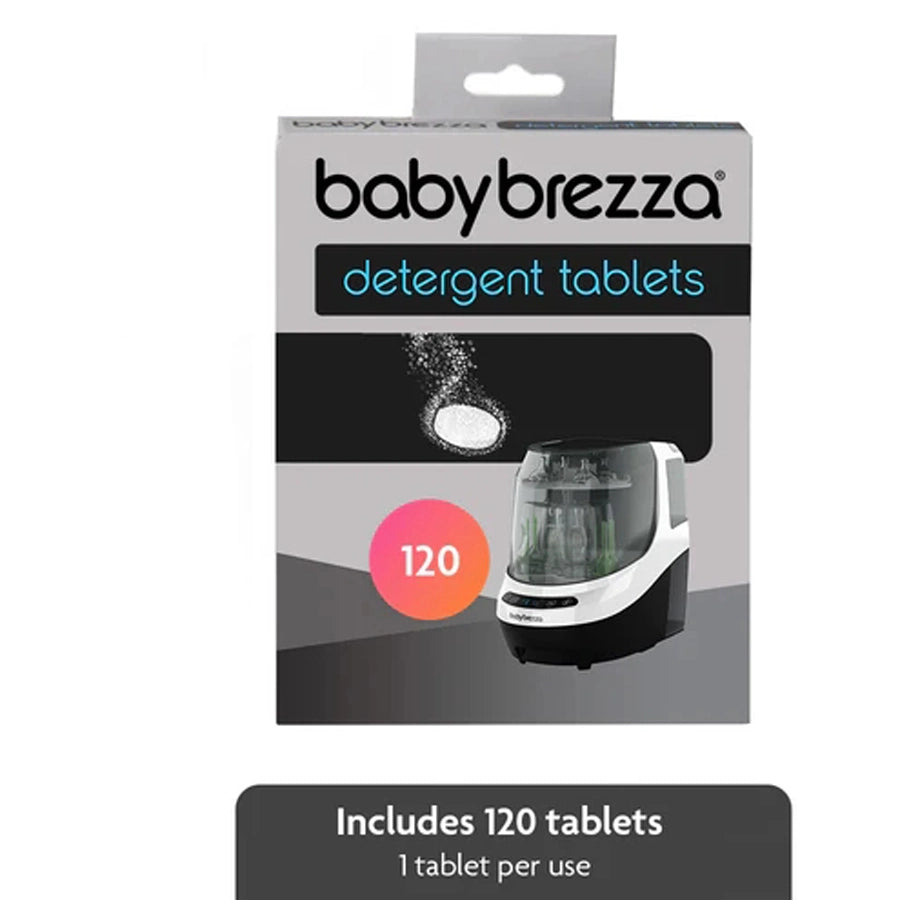 Baby Brezza Pack of Detergent + Descaling Tablets - Compatible with Baby Brezza Bottle Washer Pro Only