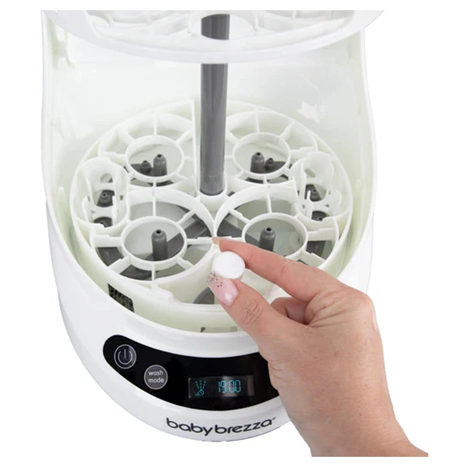 Baby Brezza Pack of Detergent + Descaling Tablets - Compatible with Baby Brezza Bottle Washer Pro Only