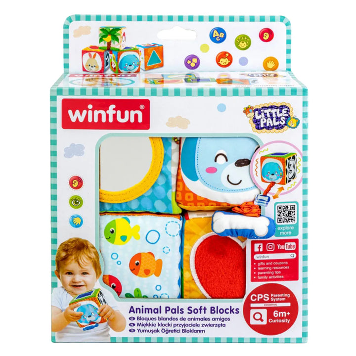 Winfun Animal Pals Soft Blocks