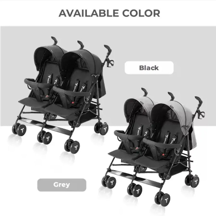 Teknum Twin Stroller Fellow (Grey)