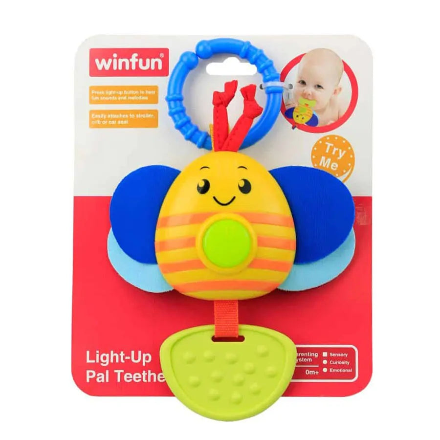 Winfun Light-Up Pal Teether - Bee Winfun Light-Up Pal Teether - Bee