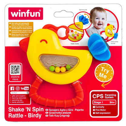 Winfun Shake 'N Spin Rattle Birdy