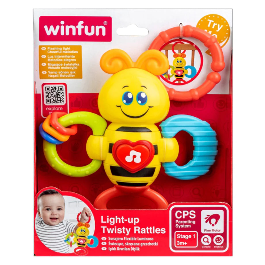 Winfun Light-Up Twisty Rattles Bee