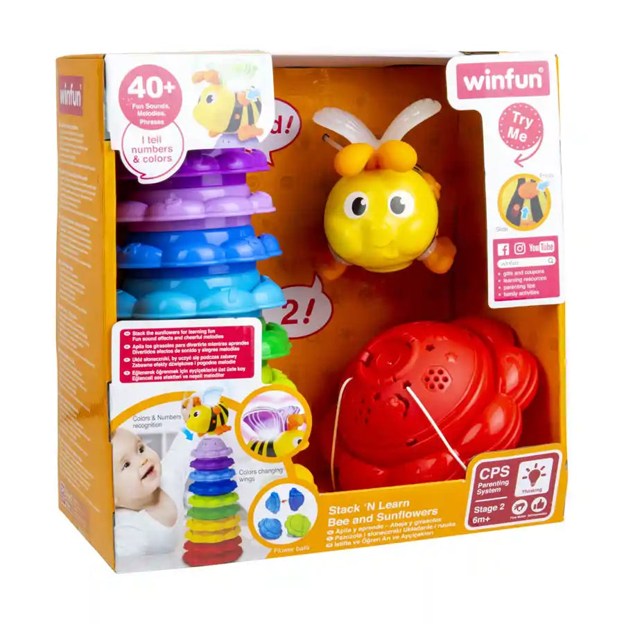 Winfun Stack 'N Learn Bee And Sunflowers Winfun Stack 'N Learn Bee And Sunflowers