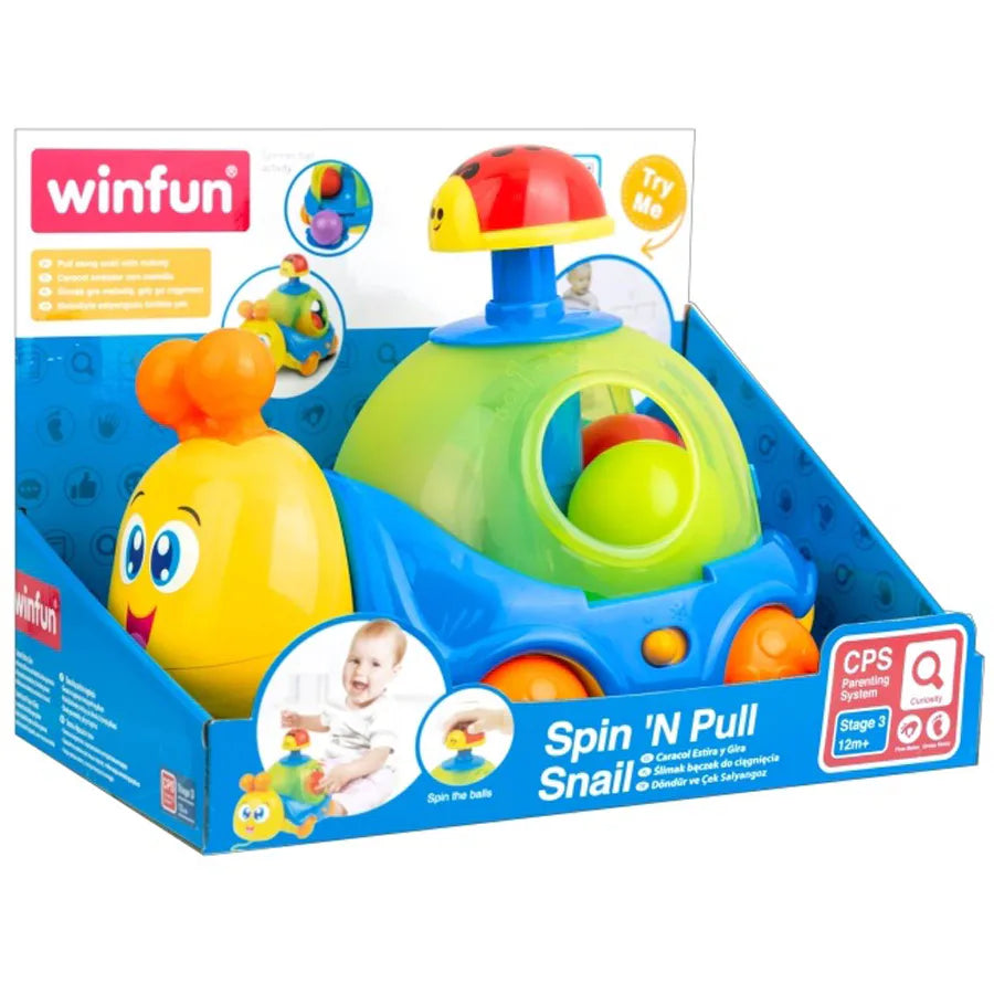 Winfun Spin 'N Pull Snail Winfun Spin 'N Pull Snail