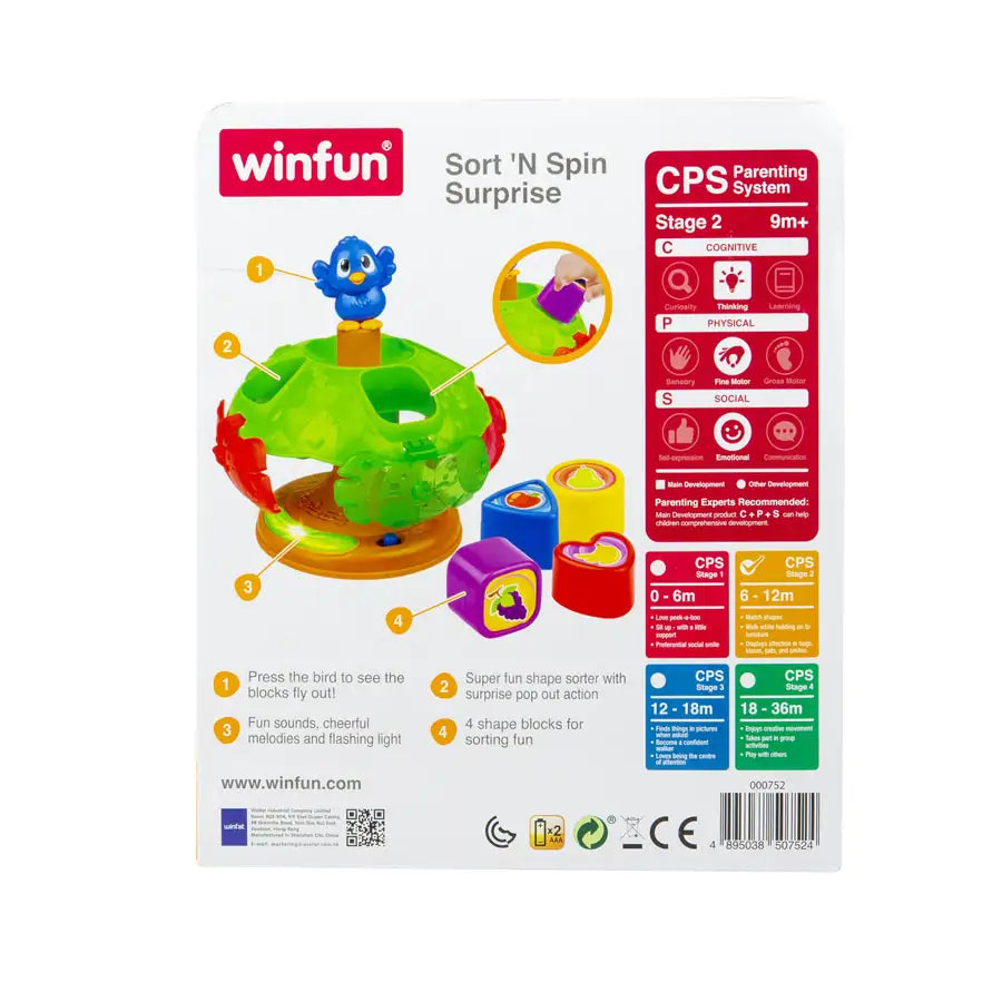 Winfun Sort N Spin Surprise Winfun Sort N Spin Surprise