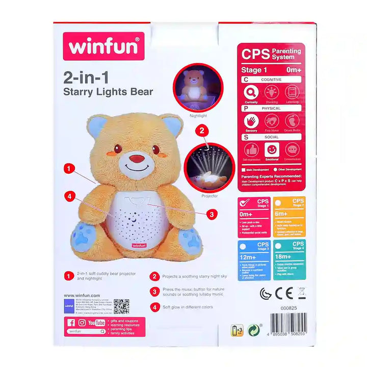 Winfun 2-In-1 Starry Lights Bear