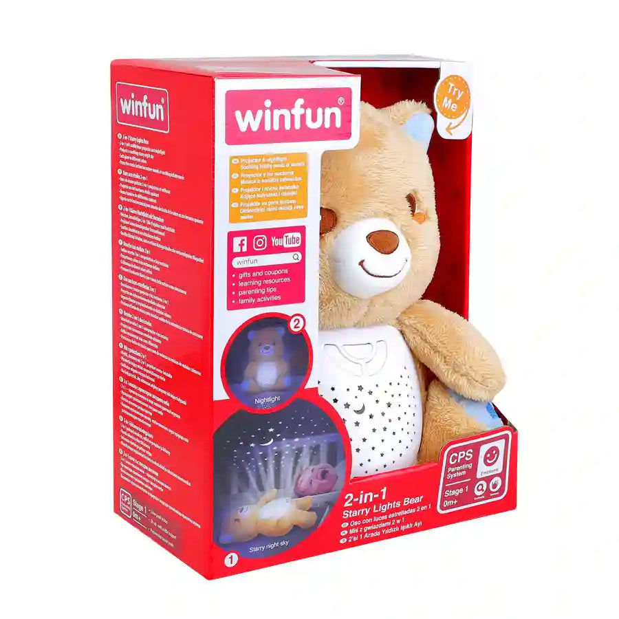 Winfun 2-In-1 Starry Lights Bear