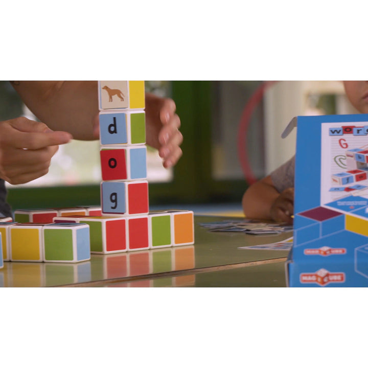 Geomag Magicube Word Building Toy with Clips 79pcs