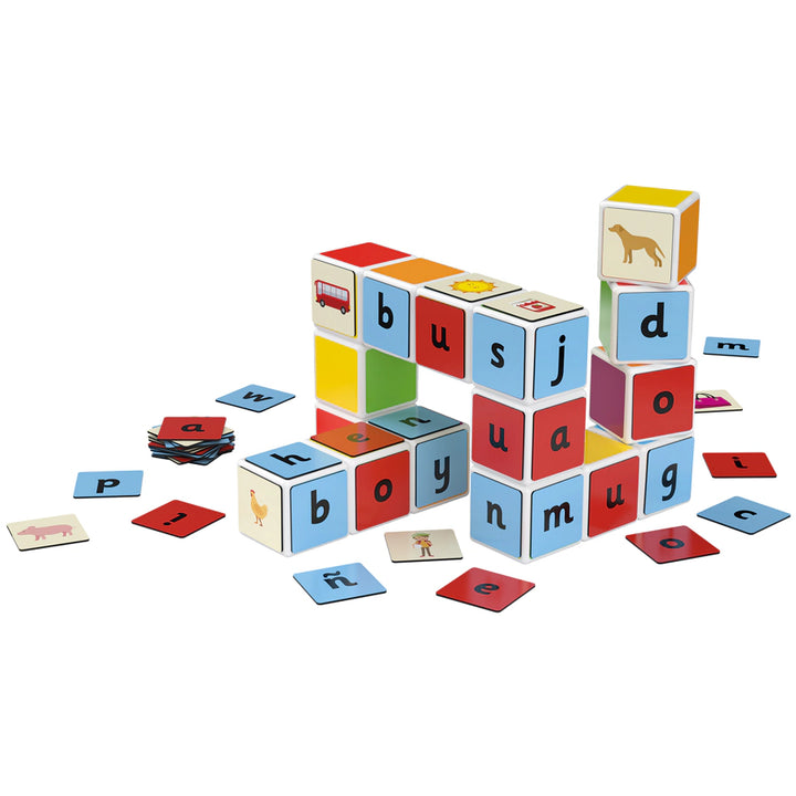 Geomag Magicube Word Building Toy with Clips 79pcs