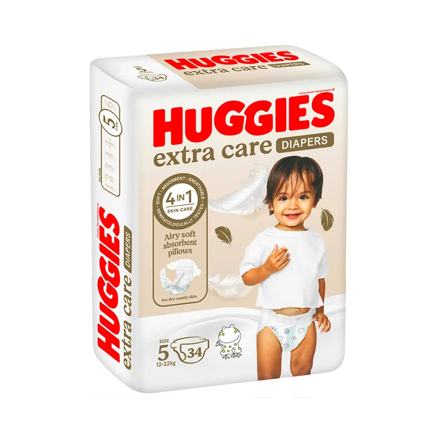 Huggies Extra Care Diapers Size 5 (11–16 kg) Value Pack