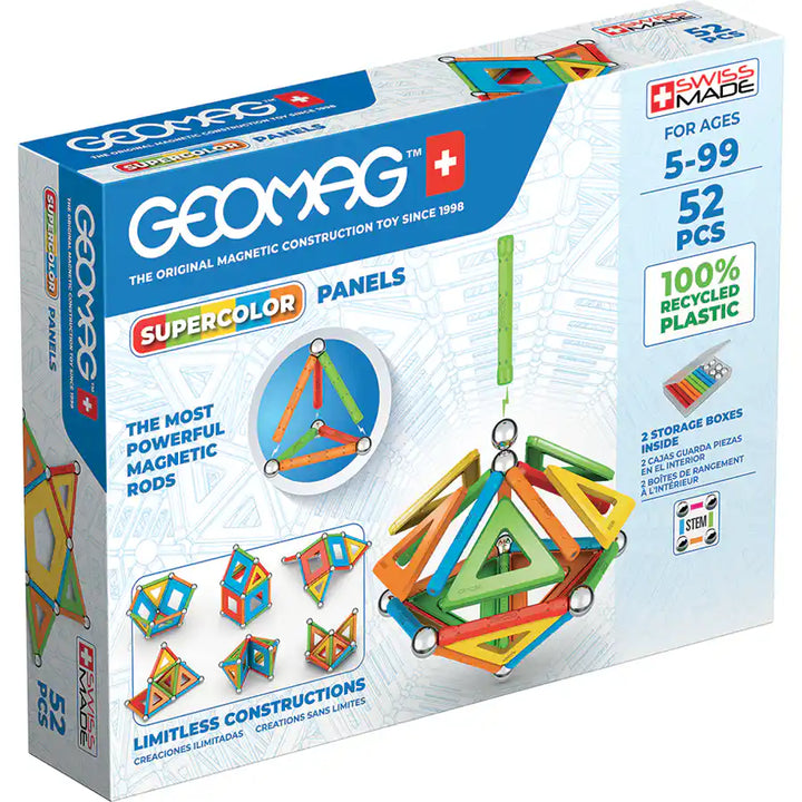 Geomag Supercolor Magnetic Constructions Toys 52pcs