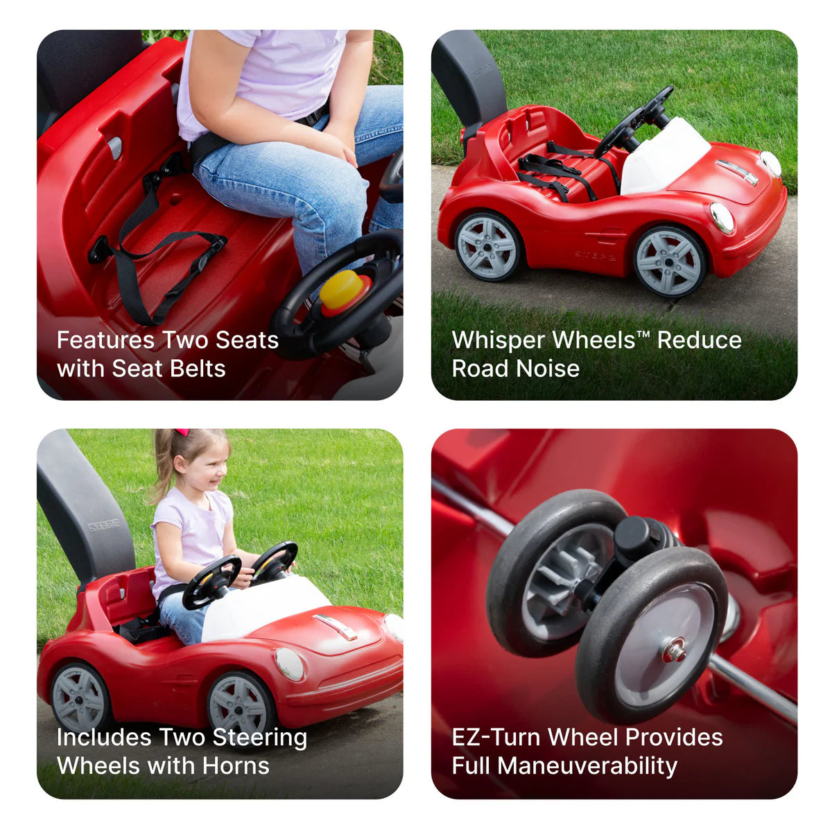 Step2 Side-By-Side Push Around Roadster