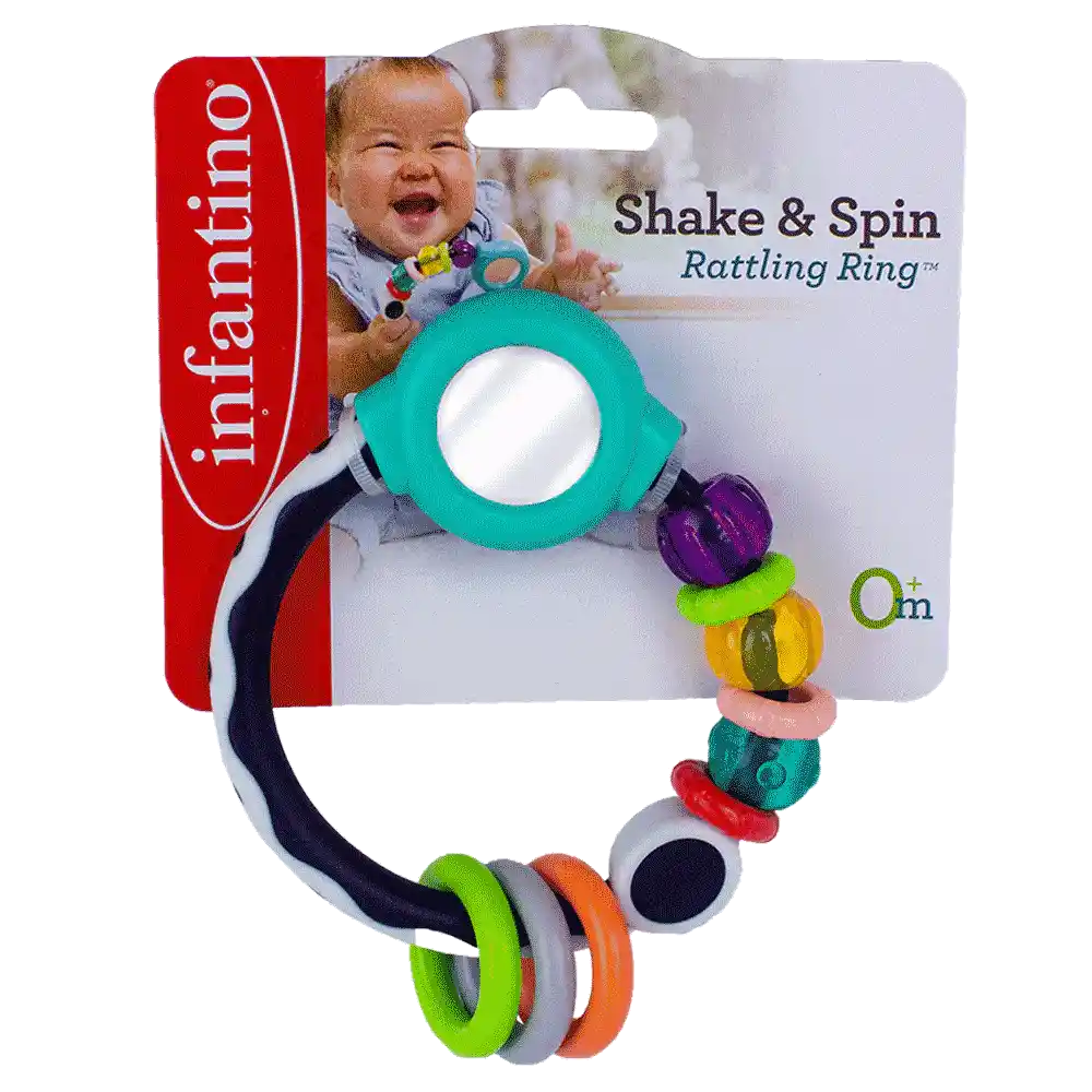 Infantino - Shake & Spin Rattling Ring