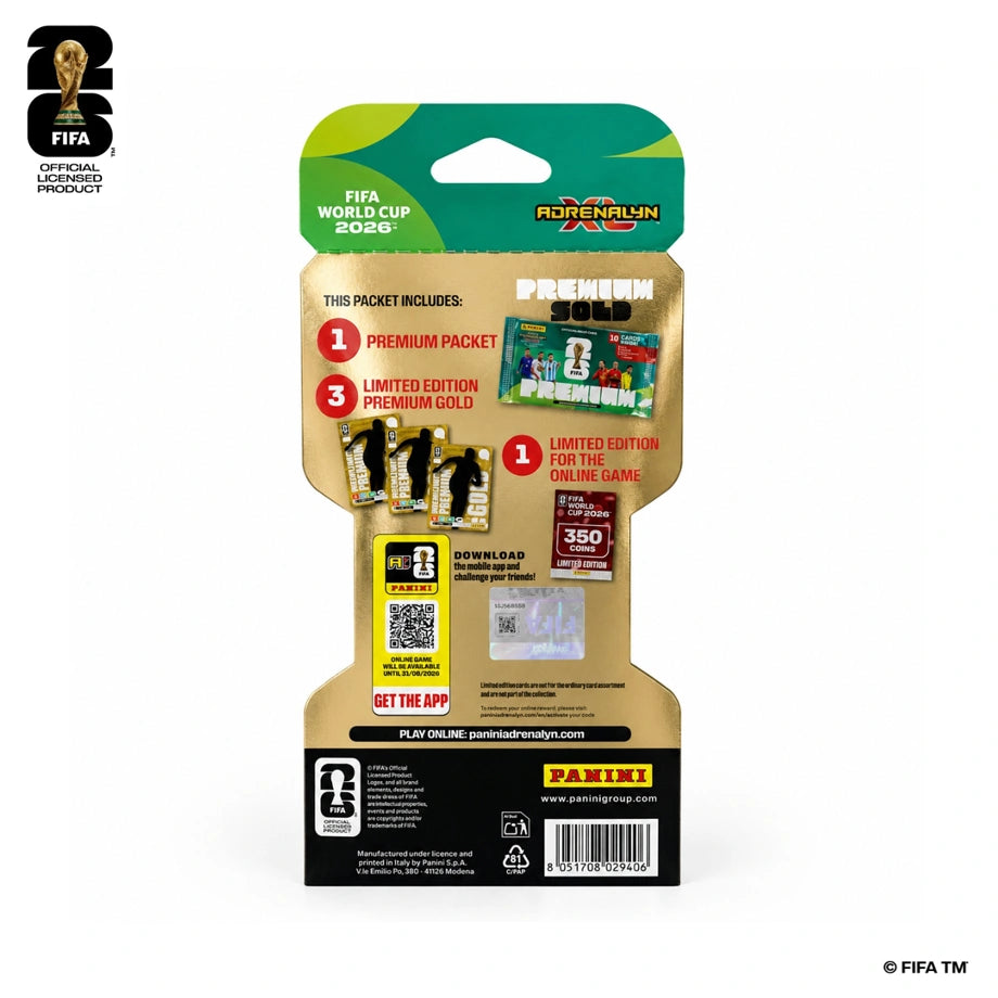 Panini Fifa Wc 26 Premium Gold Booster