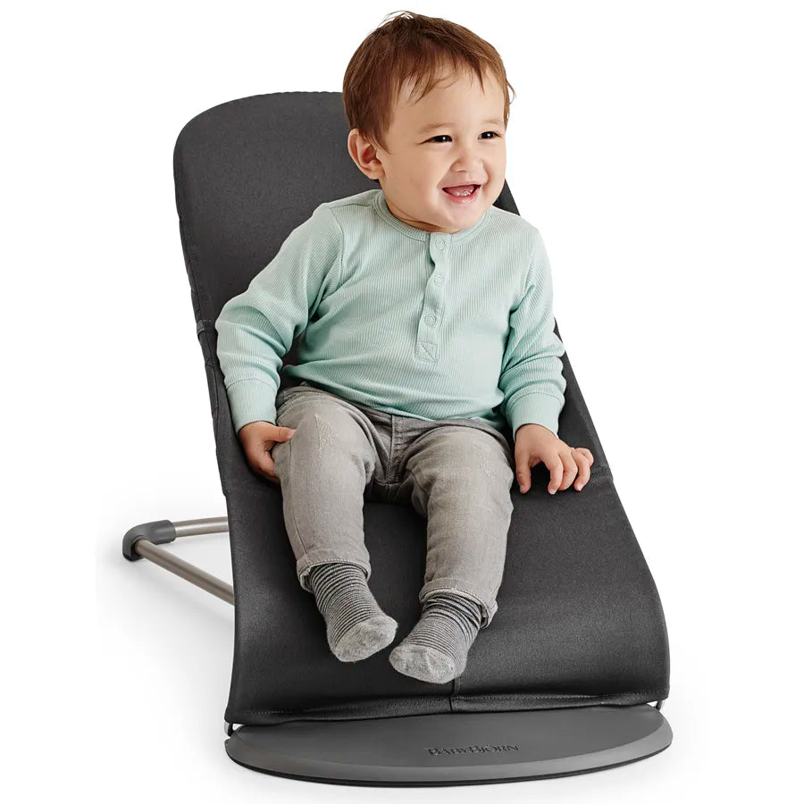 Babybjorn Bouncer Bliss - قطن (فحمي) Babybjorn Bouncer Bliss - قطن (فحمي)