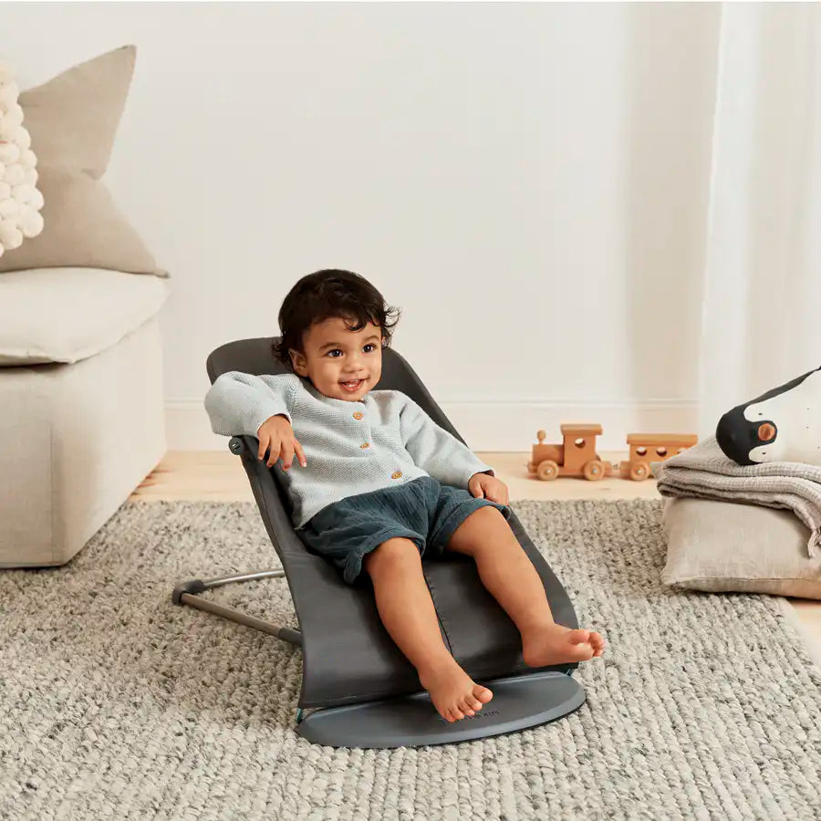 Babybjorn Bouncer Bliss - قطن (فحمي) Babybjorn Bouncer Bliss - قطن (فحمي)