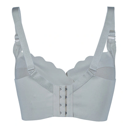Okus Elegant Seamless Maternity & Nursing Bra Small (Light Grey)