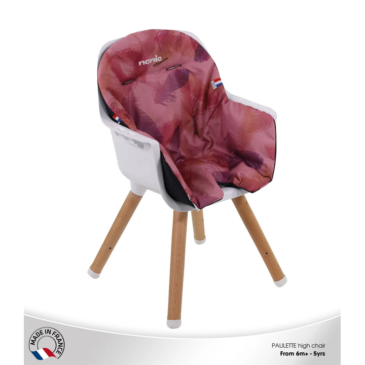 Nania Paulette 2in1 Highchair W/ Reversible Cushion (Flamingo)