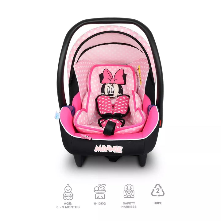 Disney Minnie Licensed Car Seat / Baby Carrier (Upto 13kg)