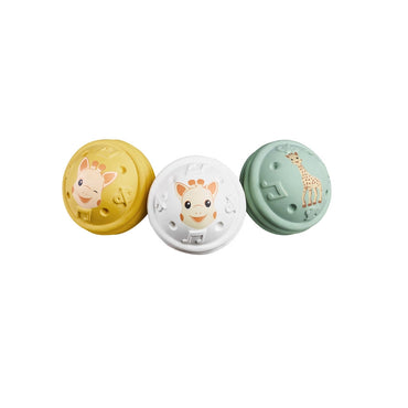 Sophie La Girafe 3 Musical Balls  Hearing (Yellow Green White)
