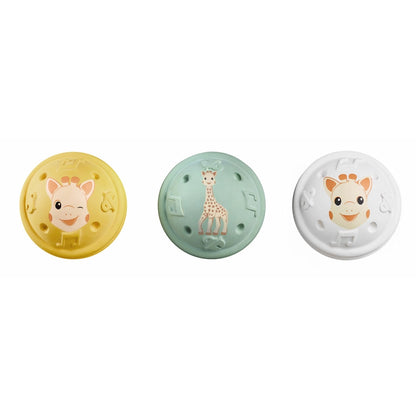 Sophie La Girafe 3 Musical Balls  Hearing (Yellow Green White)
