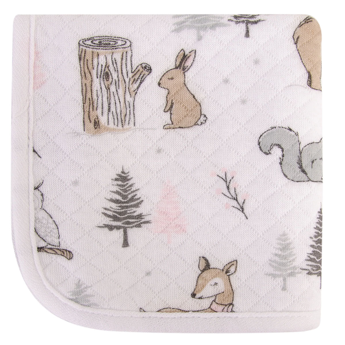 Hudson Baby - 6pc Quilted Washcloths - Winter Forest