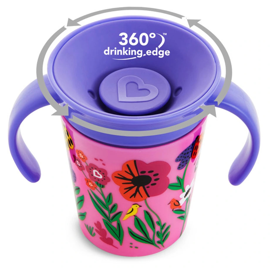 Munchkin Miracle 360° WildLove Trainer Pack of 2 (Lemur & Bee)